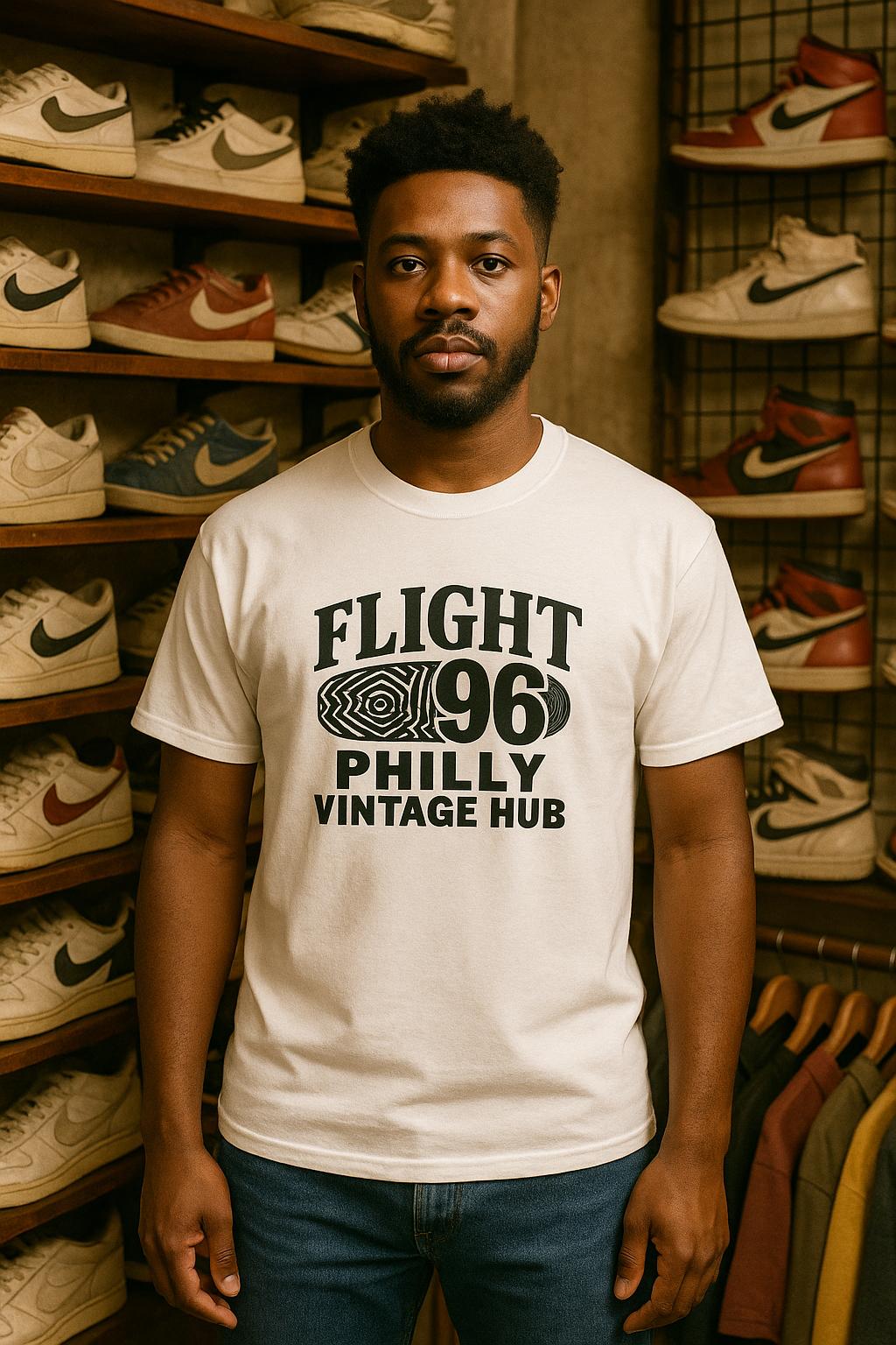 FLIGHT96, HEEL AND VINTAGE TEE