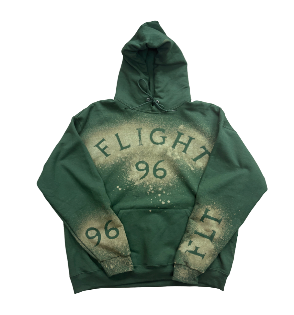 Flight96, Bleached Green hoodie