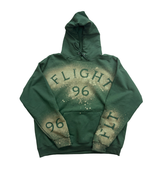 Flight96, Bleached Green hoodie