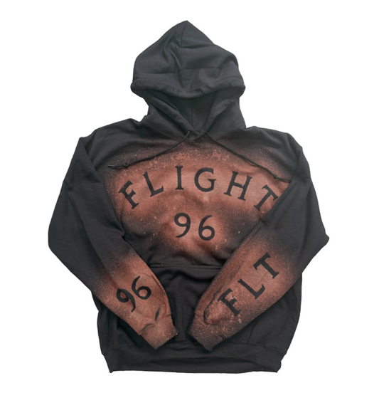 Flight96, Bleached Black hoodie