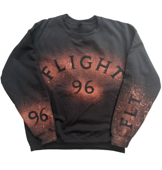 Flight96, Bleached Black Cewneck