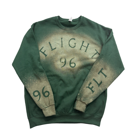 Flight96, Bleached Green Cewneck